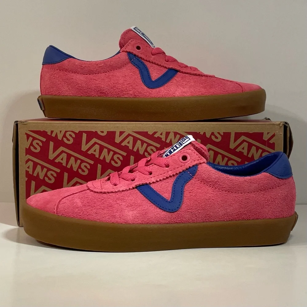 💘 [BRAND NEW] VANS SPORT LOW BAMBINO HONEYSUCKLE WOMENS SIZE 6.5 SNEAKERS 💘 - Picture 2 of 8
